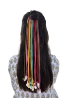 Boho Multicolor Hair Accessory - Image 2