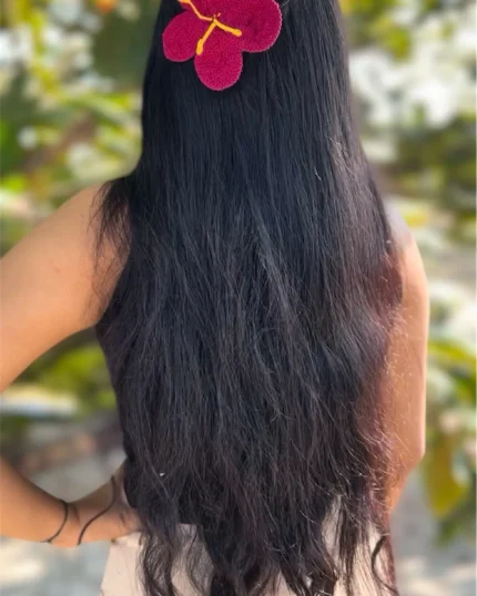 hibiscus flower hair clip
