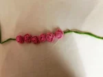 Pink Rose Gajra - Image 5
