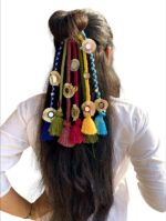 Bohemian Mirror-Work Tassel Paranda - Image 2