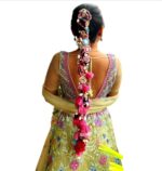 Bohemian Mirror & Tassel Bridal Parandi - Image 2