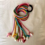 Hand-Braided Rainbow Hair braids