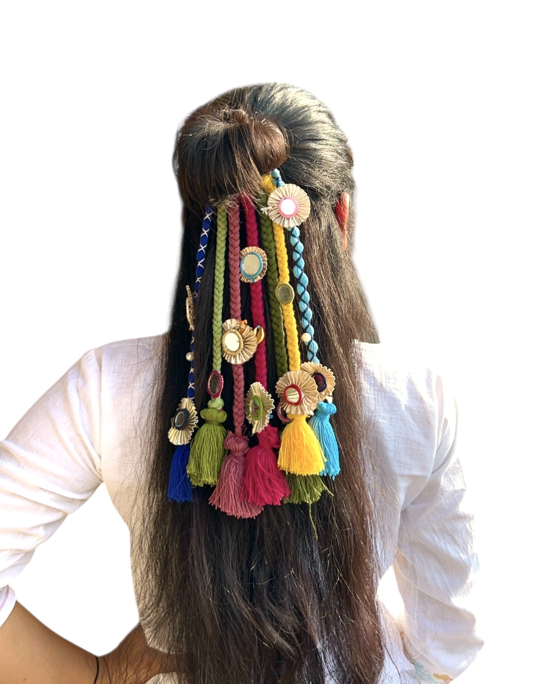 Screenshot Bohemian Mirror-Work Tassel Paranda - Image 1