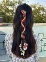 Hand-Braided Rainbow Hair braids - Image 4