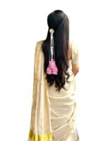 "Pink Radiance" Mirror Tassel Accent - Image 3