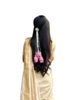 "Pink Radiance" Mirror Tassel Accent