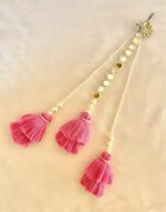 "Pink Radiance" Mirror Tassel Accent - Image 2