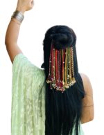 Handcrafted Hair Accessory with Beads & Tassels – Ramayali - Image 8
